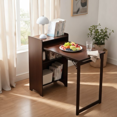 Folding desk with storage - folding,