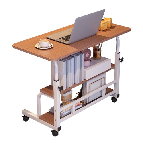Rolling laptop table - table, height