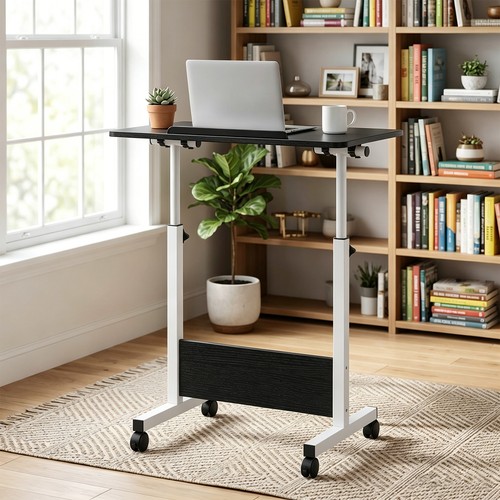 Computer desk folding rolling - computer,