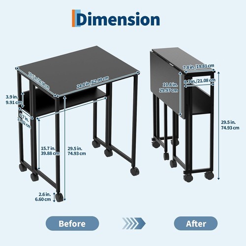 Computer table folding desk - folding,